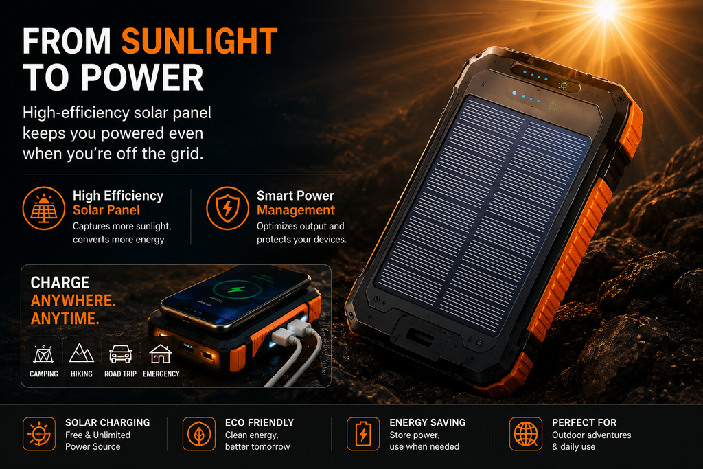 Ecolight solar power bank